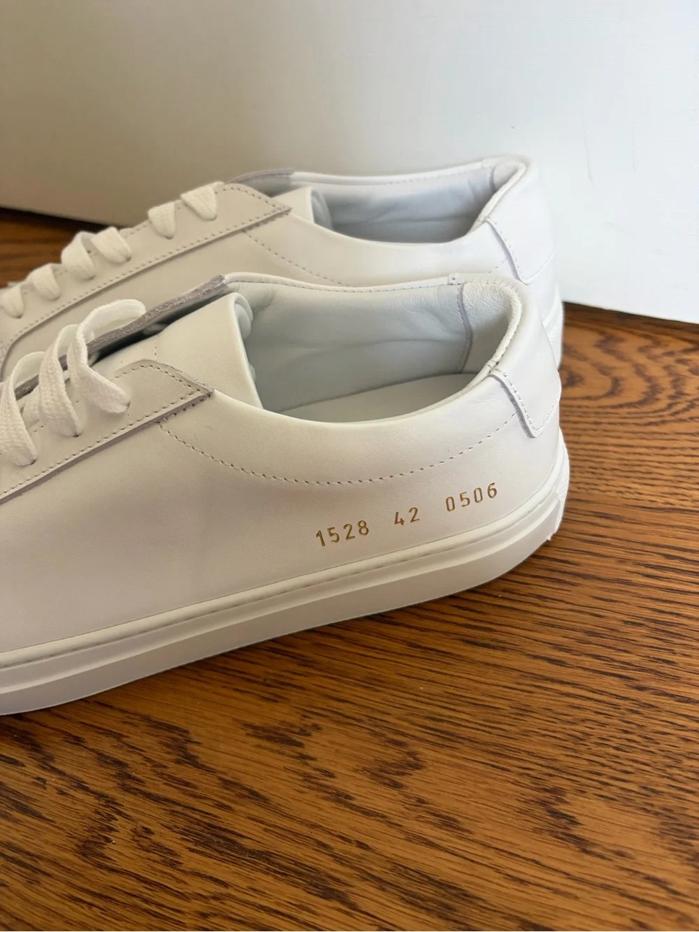 Common Projects White Leather Low-Top Sneakers
